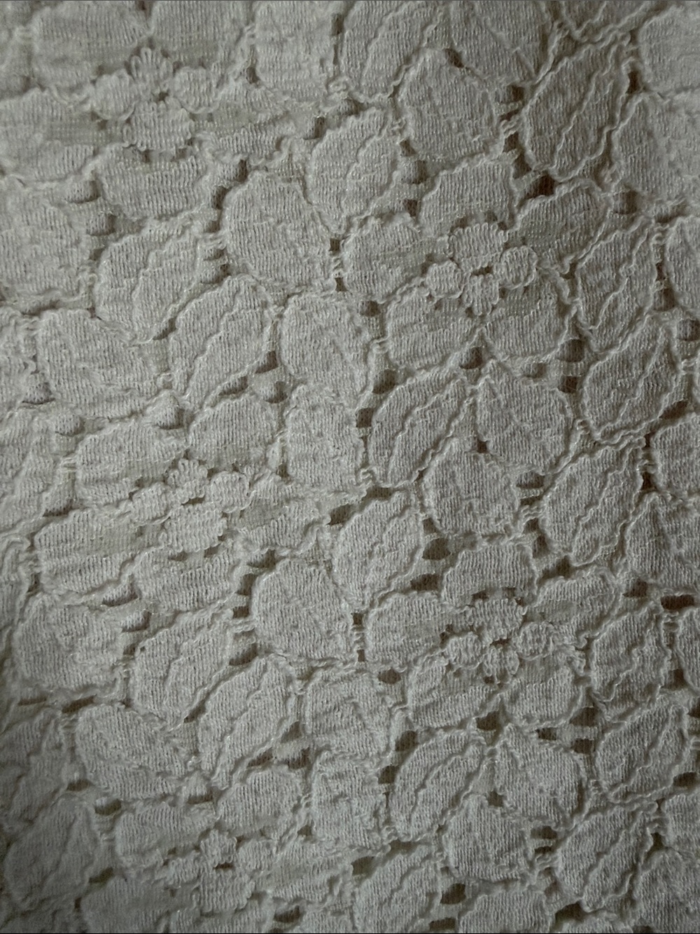 PINK Victoria's Secret Cream Lace-Front Crewneck Sweater - Picture 4 of 7